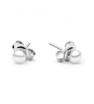 GAURA PEARLS Silver earrings